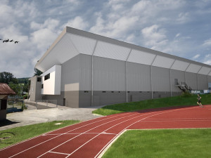 Předpokládaná podoba stadionu po první etapě rekonstrukce.