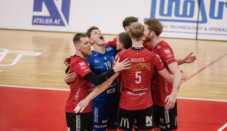 Hladký postup přes Makedonce. Jihostroj čeká v Poháru CEV Piacenza