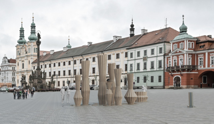 Hradec Králové vybral podobu nové kašny na Velkém náměstí. Ukáže ji na výstavě