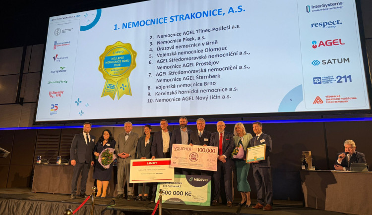 Strakonická nemocnice je nejlepší v Česku. Ocenění získala už počtvrté