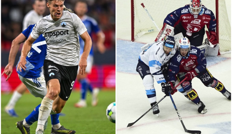 Kolize fotbalu a hokeje v Liberci. Tygři a Slovan hrají ve stejný čas