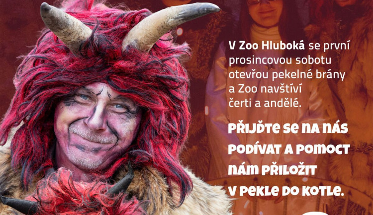 Čert a anděl přicházejí do Zoo. Tradiční akce pro celou rodinu