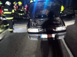 Daněk způsobil hromadnou nehodu u Zvíkova, tři lidé skončili v nemocnici