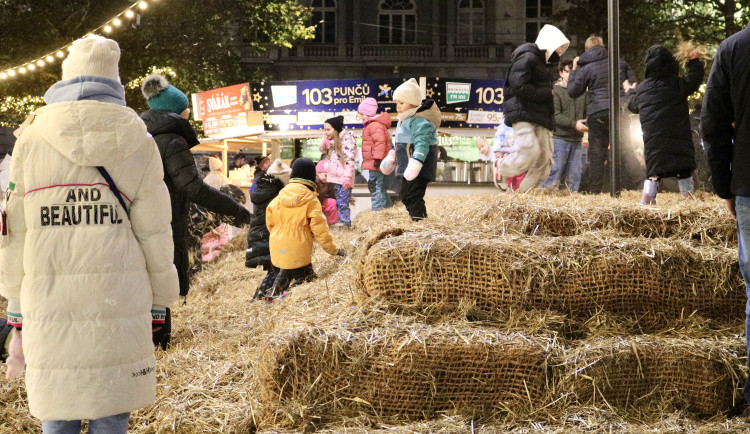 Plačící dítě bloudilo na trzích v Brně, strážníci ho dovedli zpět k mamince