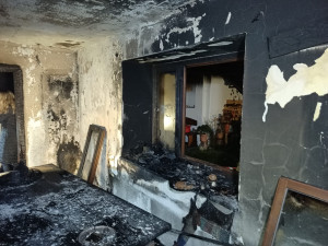 Požár rodinného domu si na Kaplicku vyžádal lidský život