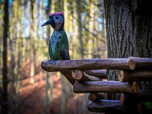 Skřítek Pimon provází děti v Píseckých horách. Na nové stezce potkají vydru i divoké prase