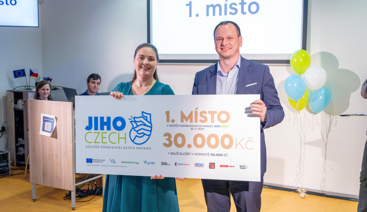 Soutěž JihoCzech 2025 ukázala sílu inovací a nových nápadů v jižních Čechách.