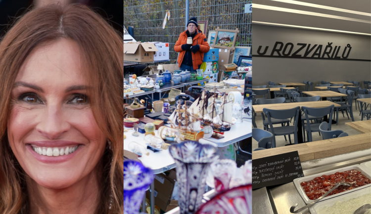 PROSINEC 2025: Julia Roberts v sekáči, návštěva největšího blešáku a návrat slavné jídelny