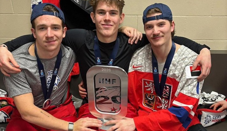 Matyáš Mařík, Štěpán Hoch a Samuel Drančák jsou vicemistry světa