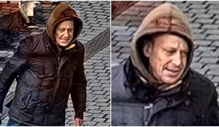 Zezadu okradl nic netušící ženu, policie by ráda mluvila s mužem na fotografiích