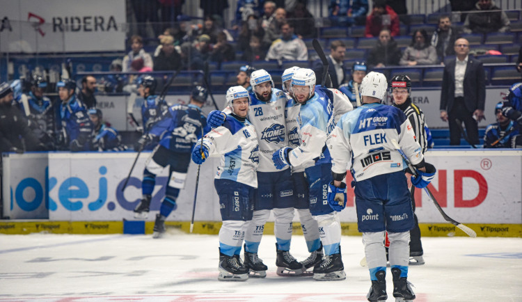 Brněnští hokejisté zvítězili v prodloužení ve Vítkovicích 3:2. O výhře rozhodl Hynek Zohorna