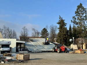 Zimní středisko uprostřed Budějovic. Výstaviště se mění v olympijský festival