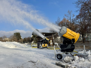 Zimní středisko uprostřed Budějovic. Výstaviště se mění v olympijský festival