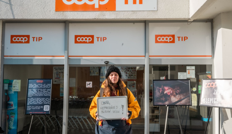 V Mimoni protestovali proti vajíčkům z klecového chovu. Chybí čeští dodavatelé, brání se prodejce