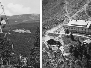 Velký Javor- výstupni stanice u chaty