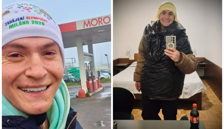 Nico z Třebíče teď dorazil do Milána. Poslední kilometry šel živě se svými fanoušky