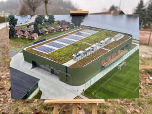 Základní kámen je položen. Hluboká začala psát příběh nového zimního stadionu