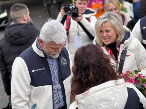 Prezident Pavel dorazil na olympijský festival. Vyzkouší si hřiště a setká se s dětmi
