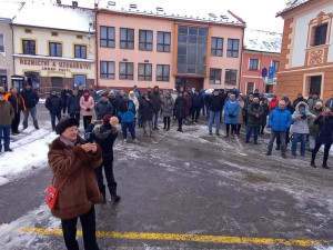 Velešín se také sešel na podporu prezidenta