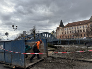 Stromy u Malše padly. Ustupují nové náplavce