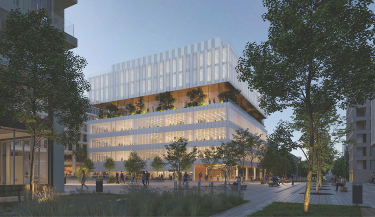 VIZUALIZACE: Vysoká škola chemicko-technologická chystá novou budovu se superpatrem