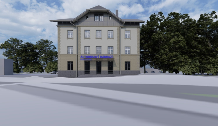 Autobusové nádraží v Jindřichově Hradci čeká proměna za 95 milionů