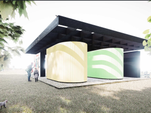 V parku pod gymnáziem budou nové toalety. Jindřichův Hradec spustí stavbu na podzim