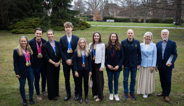 Prezident Pavel přijal na Hradě olympioniky a paralympioniky včetně zlatého Jílka