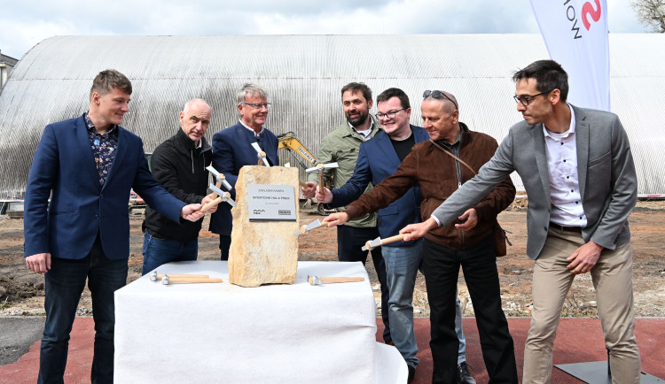 Písek začal stavět sportovní halu za více než 130 milionů korun