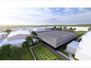 Písek začal stavět sportovní halu za více než 130 milionů korun