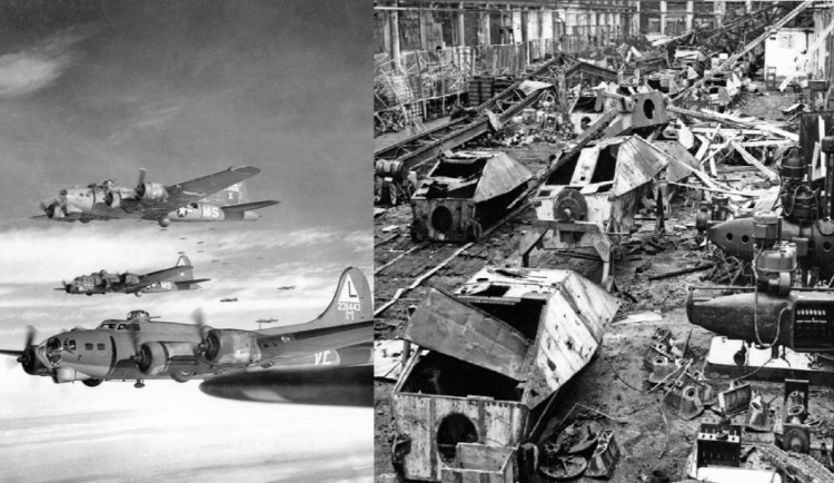 Předem ohlášený nálet amerických bombardérů zdemoloval plzeňskou Škodu 25. dubna 1945