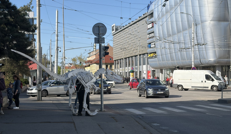 Dinosaurus v obchoďáku i opera na návsi. Festival Jižní Svéráz vnese divadlo do ulic