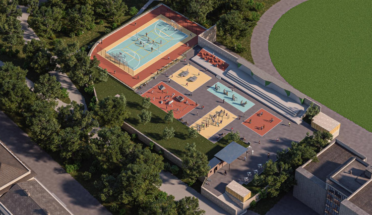 Sportoviště v Riegrových sadech čeká modernizace, hotovo má být již v létě