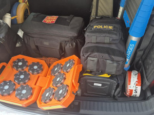 Budějovičtí policisté mají nové Kodiaqy, v kufru vozí žebřík i defibrilátor