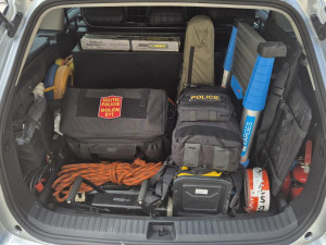 Budějovičtí policisté mají nové Kodiaqy, v kufru vozí žebřík i defibrilátor