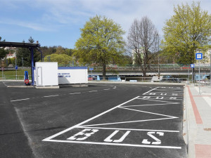 Rekonstrukce autobusového nádraží ve Vimperku finišuje, čeká se na kolaudaci