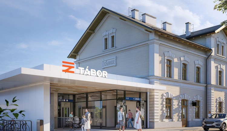 Nádraží v Táboře čeká rekonstrukce za 164 milionů korun