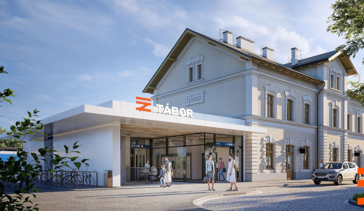 Nádraží v Táboře čeká rekonstrukce za 164 milionů korun