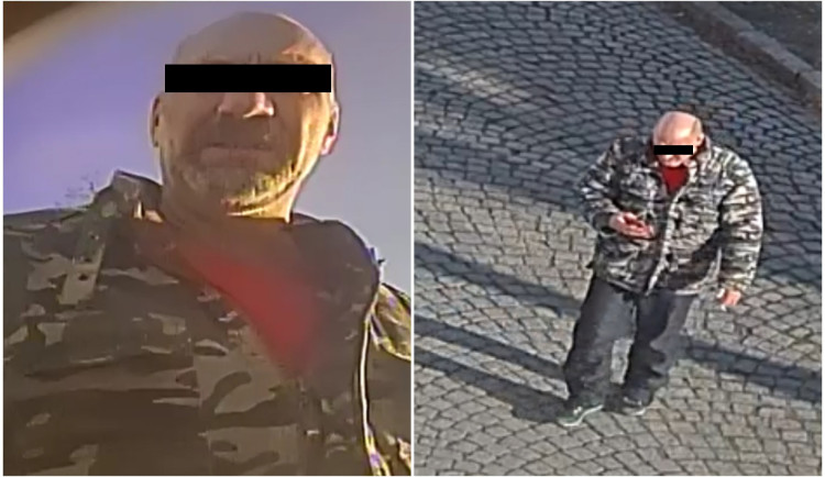Ukradl platební kartu a běžel k bankomatu, police ukončila pátrání po muži v maskáčové bundě