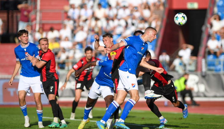 Baráž začala porážkou. Táborsko v Ostravě podlehlo Baníku 0:3