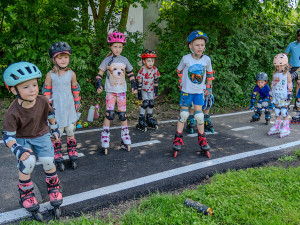 Výuka inline bruslení