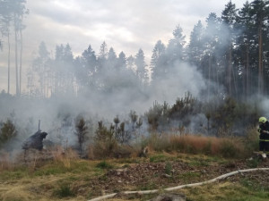 Jihočeští hasiči měli plné ruce práce. Zasahovali u jedenácti požárů v přírodě
