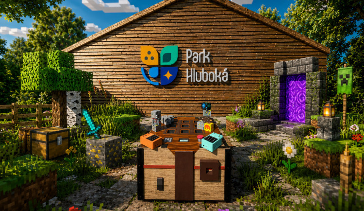 Z Minecraftu ven. Park Hluboká láká děti od displejů za skutečným dobrodružstvím.