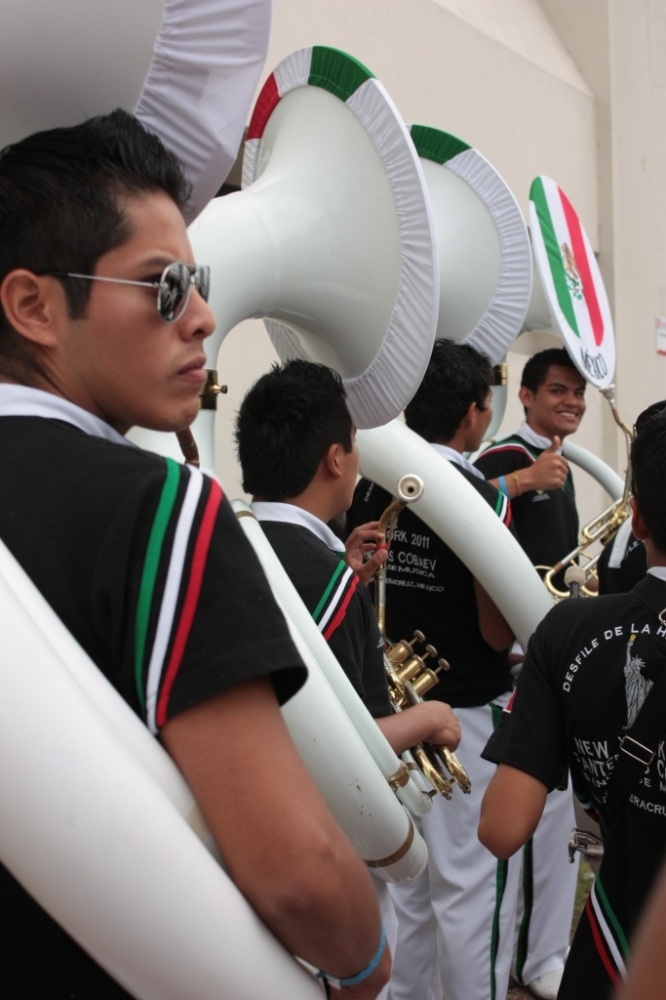 Veracruz - defilé místních hudebníků