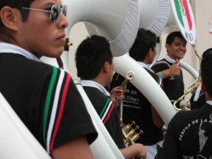 Veracruz - defilé místních hudebníků