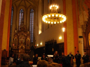 Zpěváci sklízeli veliký úspěch za koncert v Klášterním kostele