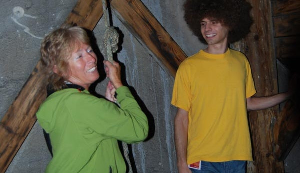 V kostele Českobratrské církve evangelické si příchozí mohli zkusit zazvonit ve zvonici