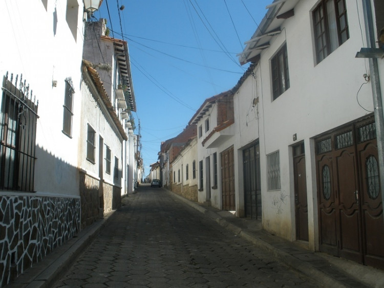 Sucre - ulička ve městě