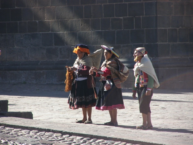 Cuzco - potomci inků hovořící jazykem kečua