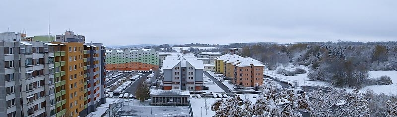 Bílo na Máji přes den. Foto Honza